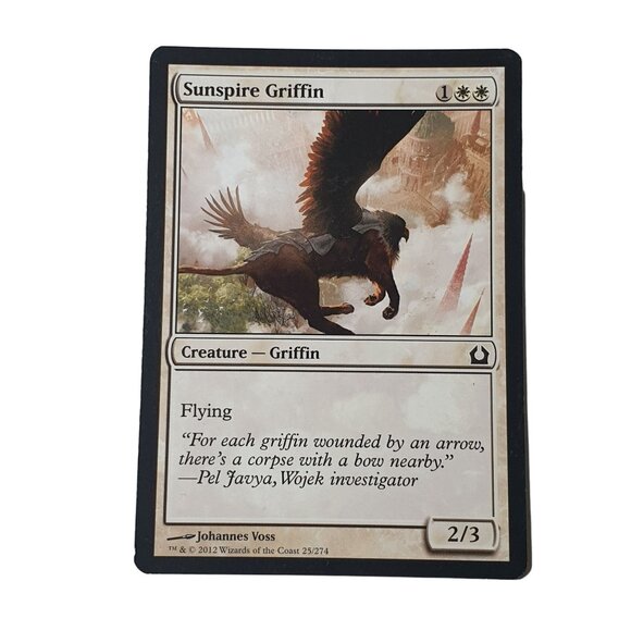 Magic: The Gathering Sunspire Griffin Cards x4 Creature Johannes Voss Wizards - Picture 2 of 3